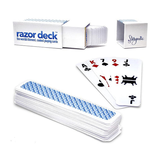 Razor Deck: the World's Thinnest, Coolest Playing Cards - Lockwood Shop - Storyastic