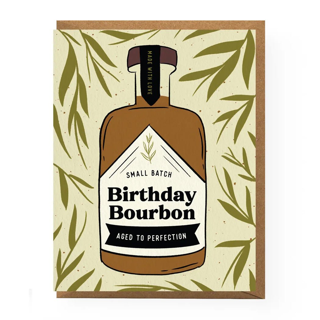 Birthday Bourbon Greeting Card - Lockwood Shop - Boss Dotty Paper Co