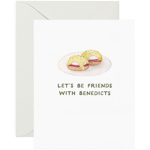 Friends with Benedicts Greeting Card - Lockwood Shop - Amy Zhang