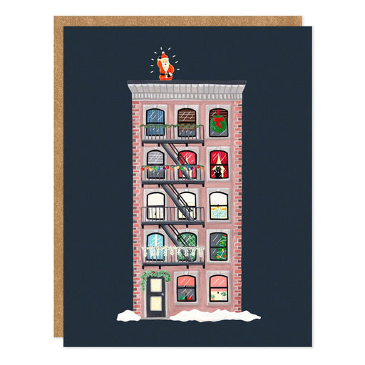 Holiday Brownstone - Box of 8 Cards - Lockwood Shop - Little Design Shoppe & Creative Co