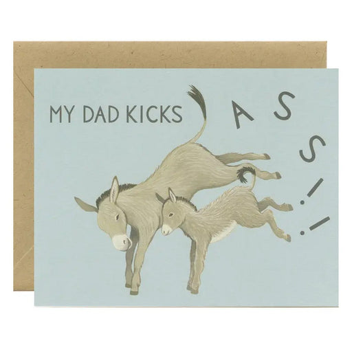 Kick Ass Dad Greeting Card - Lockwood Shop - Yeppie Paper