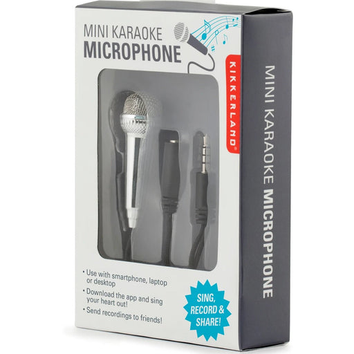 Mini Karaoke Microphone - Lockwood Shop - Kikkerland