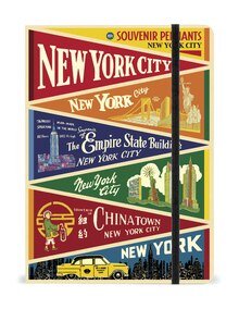 NYC Pennants Notebook - Lockwood Shop - Cavallini Papers and Co