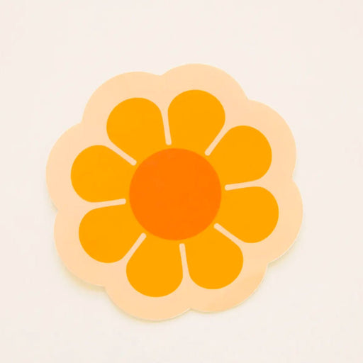 Orange Flower Bus Sticker - Lockwood Shop - Sunshine Studios