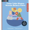 Teeter Totter Shapes Wood Balance Game - Lockwood Shop - Kikkerland