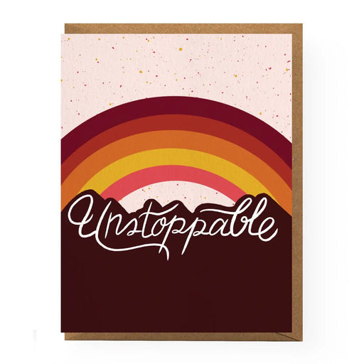 Unstoppable Greeting Card - Lockwood Shop - Boss Dotty Paper Co
