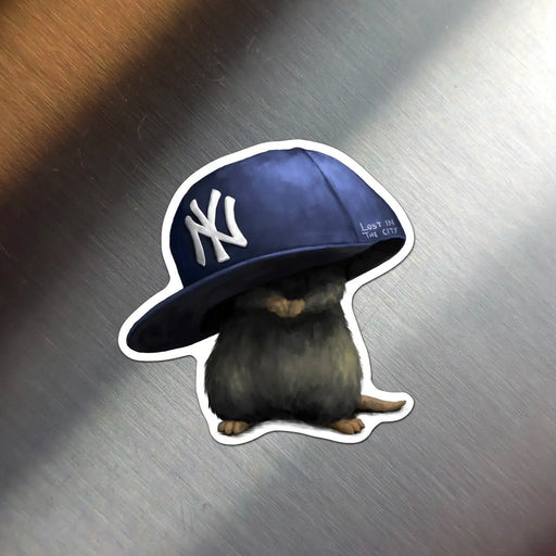 Yankees Hat Rat Magnet - Lockwood Shop - Santi of All Trades