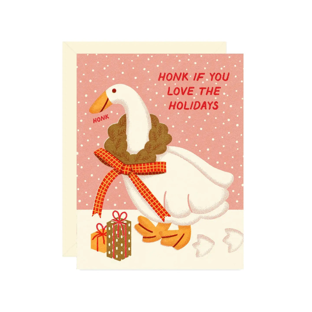 Goose Honk Holiday - Box of 8 Cards