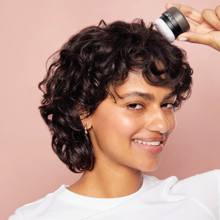 Volumizing Rice Protein Dry Shampoo - Dark Tinted Powder