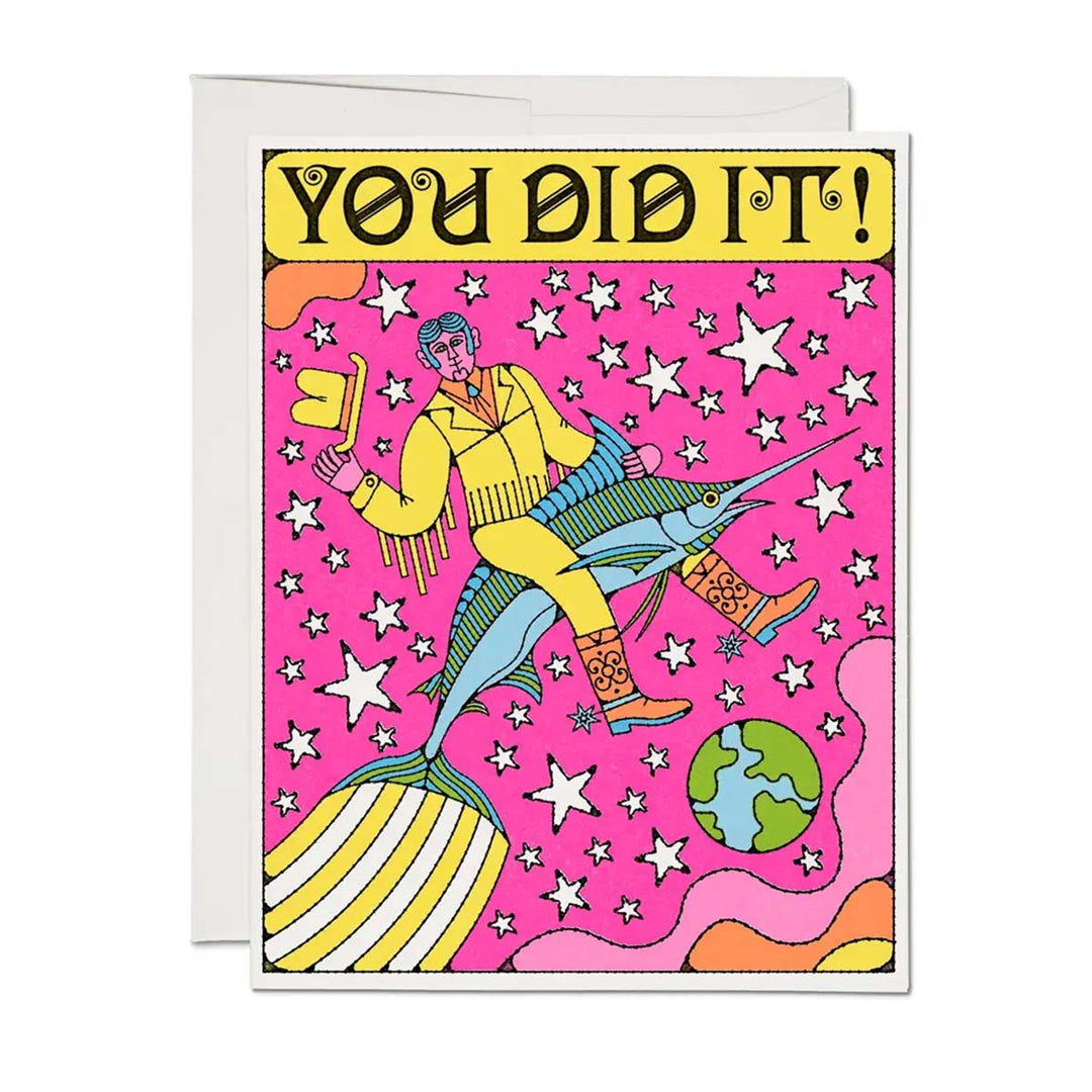 Marlin Rodeo Greeting Card