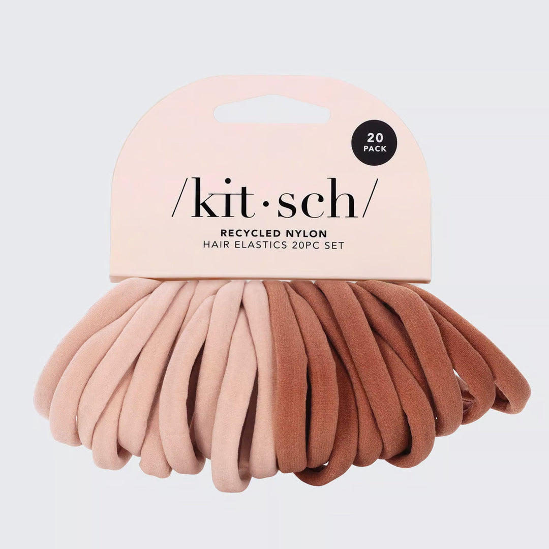 Eco-Friendly Nylon Elastics 20pc - Blush