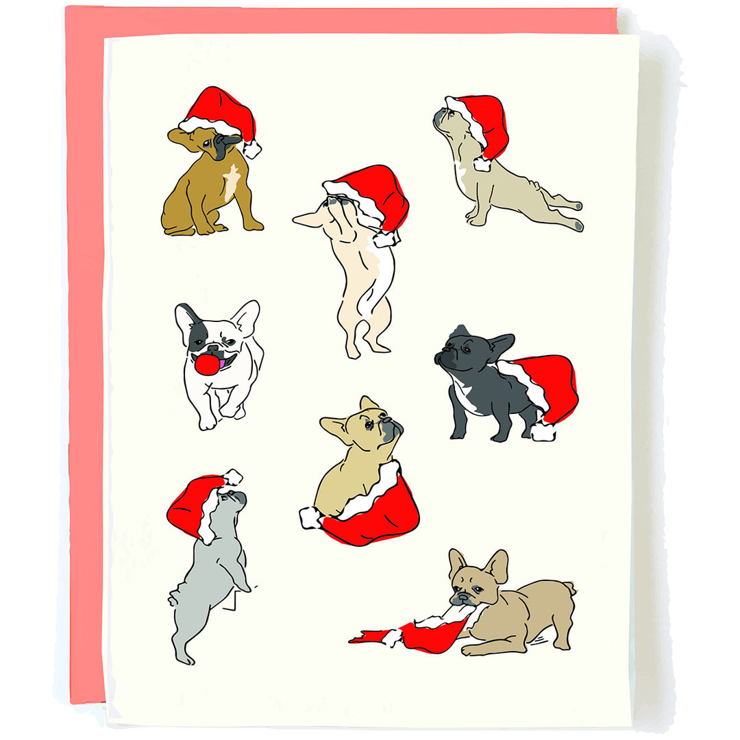 Frenchies Holiday Card