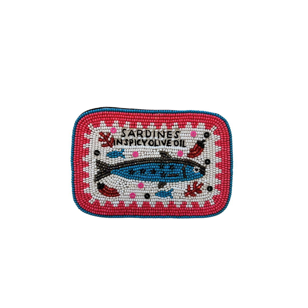 Beaded Sardine Coaster