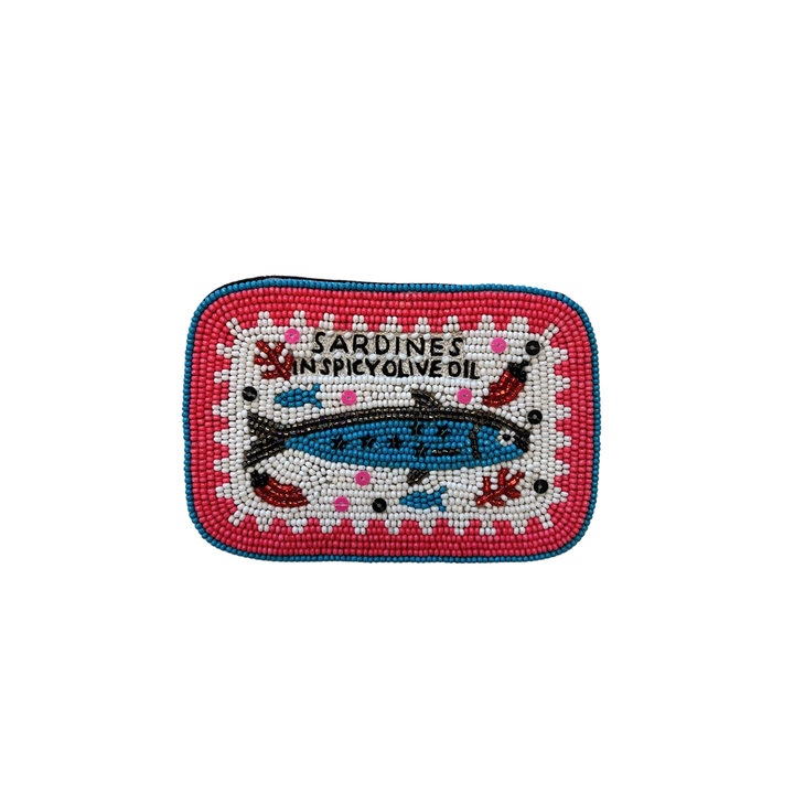 Beaded Sardine Coaster