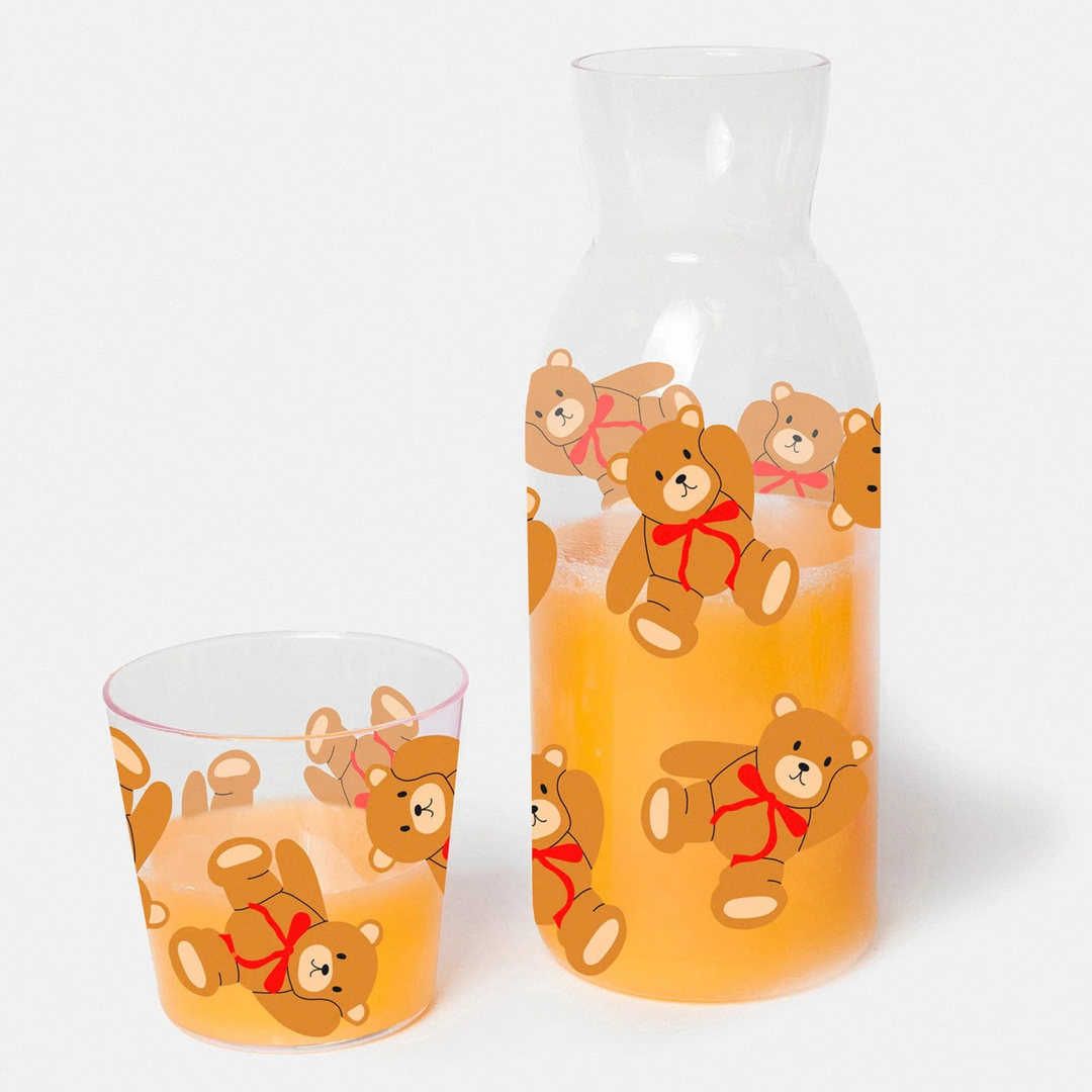 Teddy Carafe &amp; Glass Set
