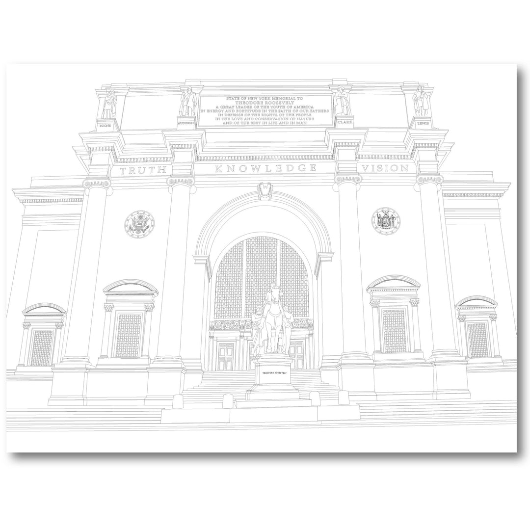 Color NYC Museums! Coloring Book