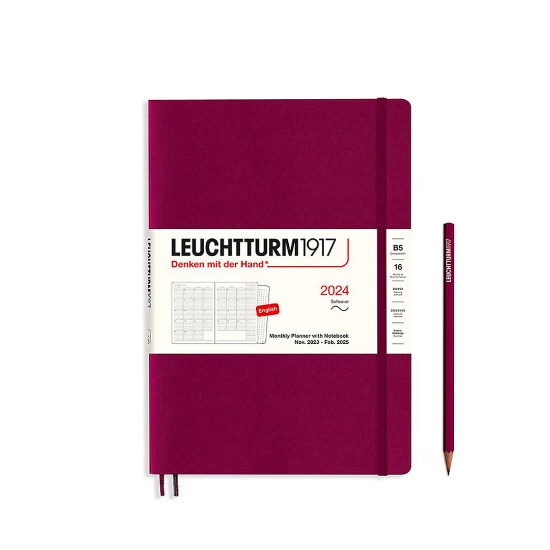 LT1917 2024 Composition Monthly Planner &amp; Notebook