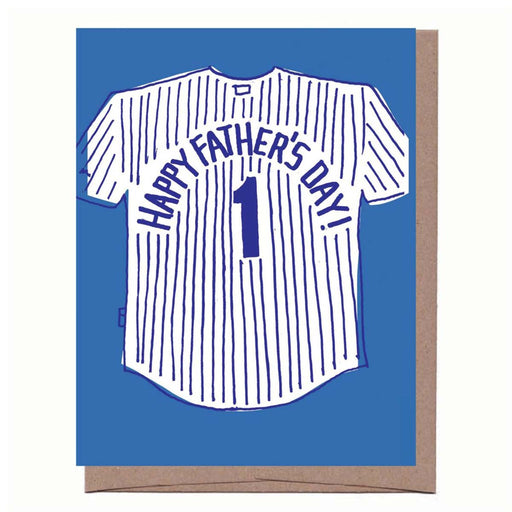 #1 Father's Day Jersey Greeting Card - Lockwood Shop - La Familia Green