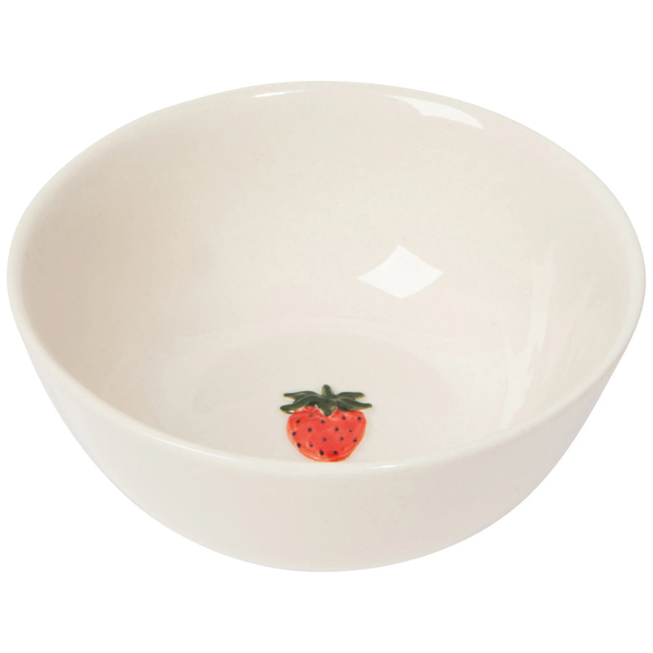 Strawberry Embossed Bowl - 4.5"