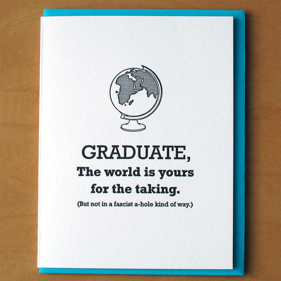 Not in a Fascist Way Graduation Card