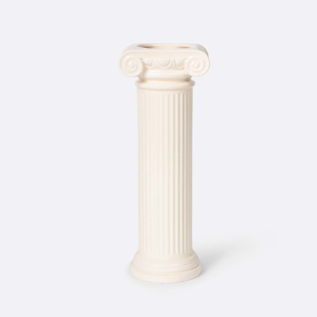 Athena White Vase