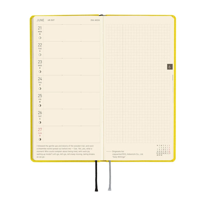 2027 Hobonichi Weeks