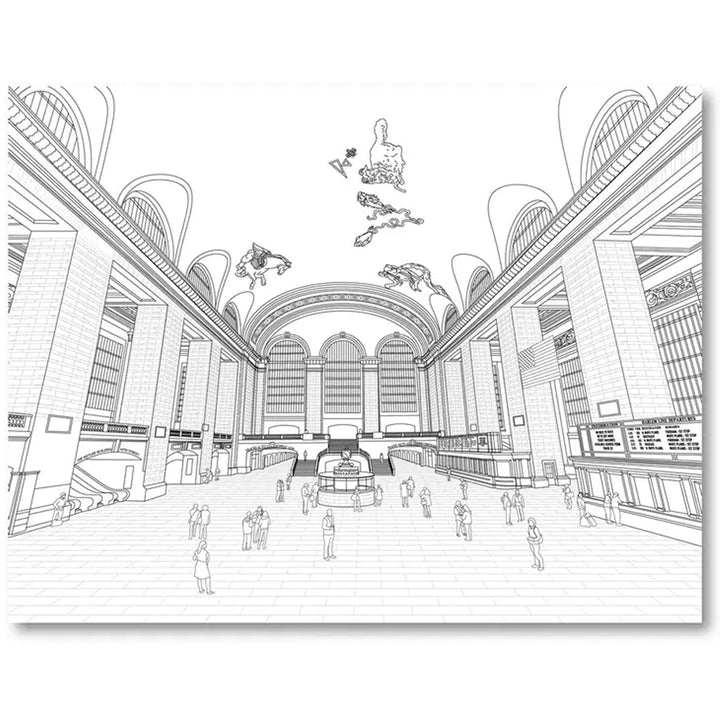 Color NYC Landmarks Coloring Book (Second Edition)