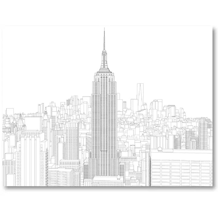 Color NYC Landmarks Coloring Book (Second Edition)