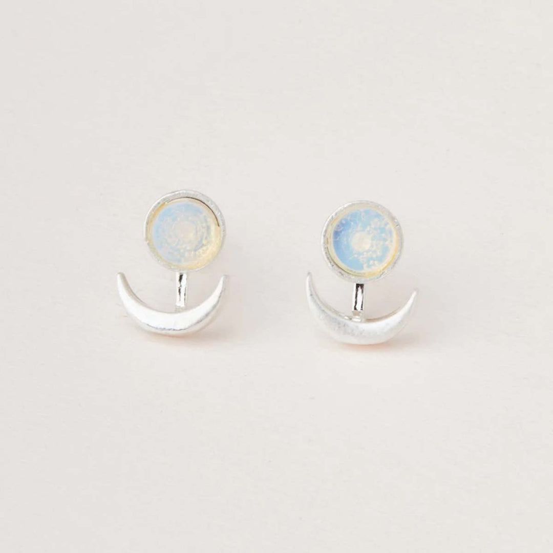 Stone Moon Phase Ear Jacket