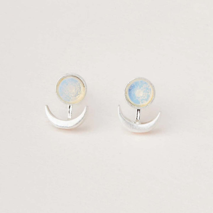 Stone Moon Phase Ear Jacket