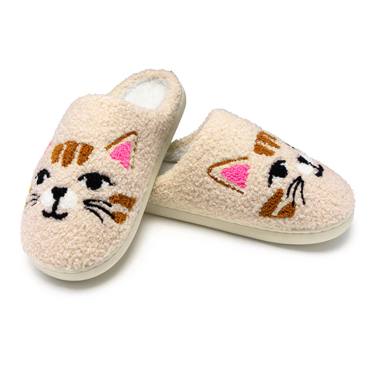 Cat Face Slippers