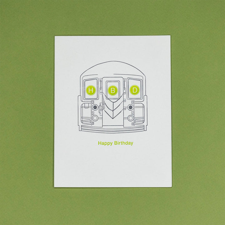 Subway HBD Birthday Card