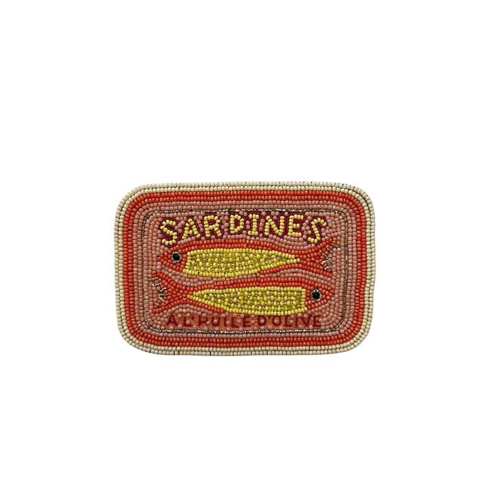 Beaded Sardine Coaster