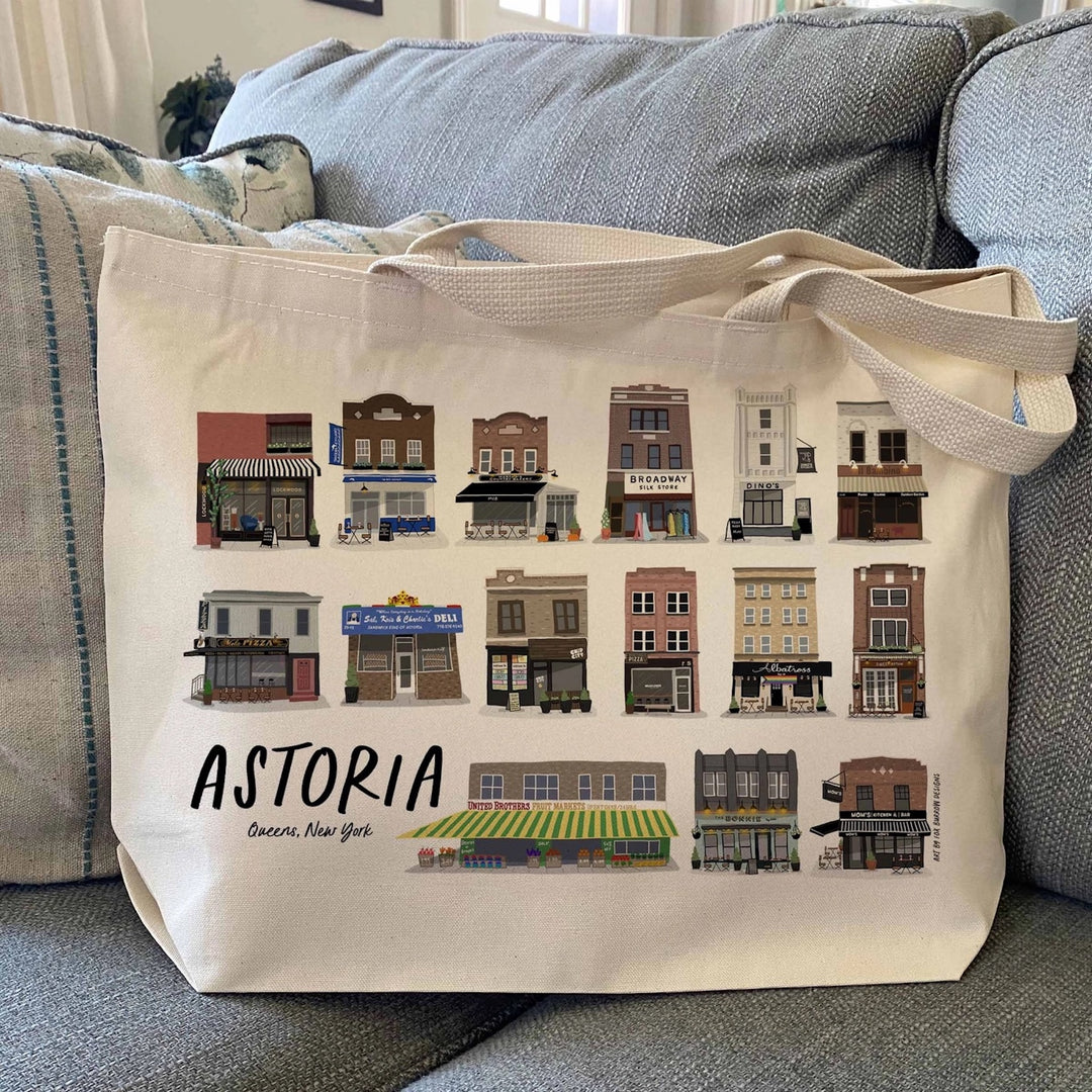 Astoria Shop Fronts Lg Tote (3.0 Design)