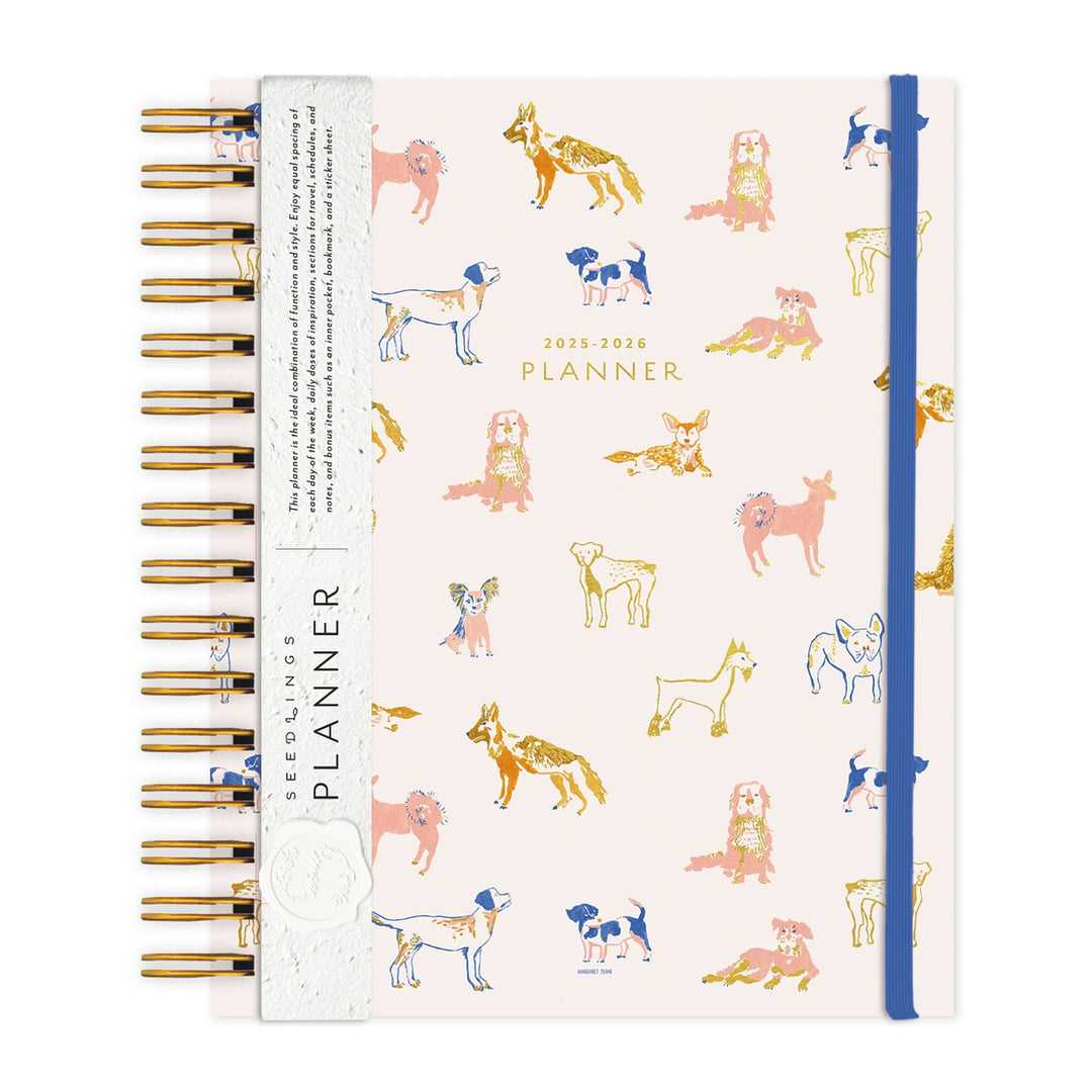 2025-2026 Dogs 17 Month Planner