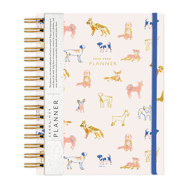 2025-2026 Dogs 17 Month Planner
