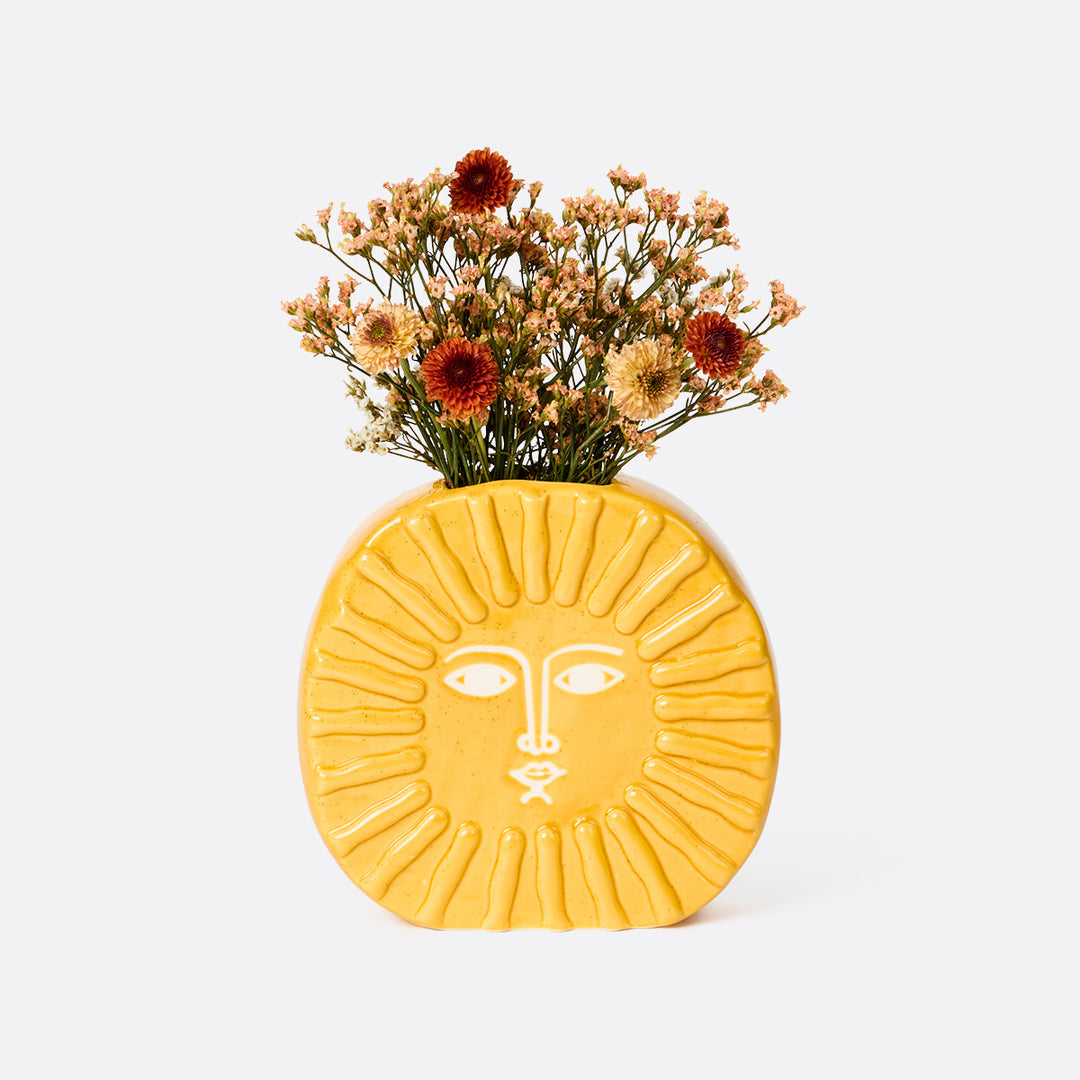 Sun Vase - Yellow