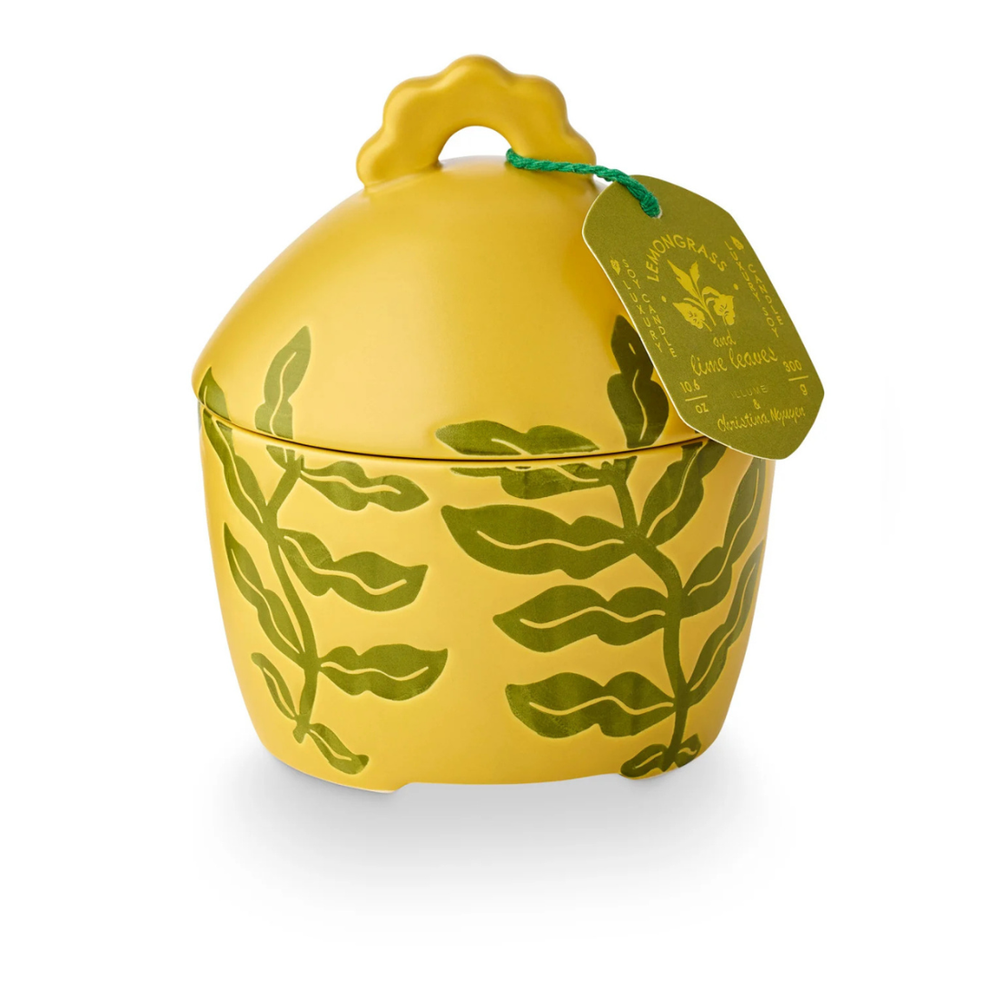 Lidded  Ceramic Candle