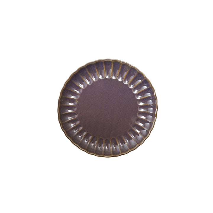 Stoneware Fluted Plate