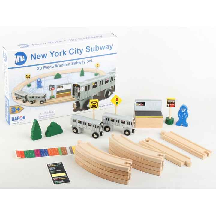 MTA Wooden Train Set