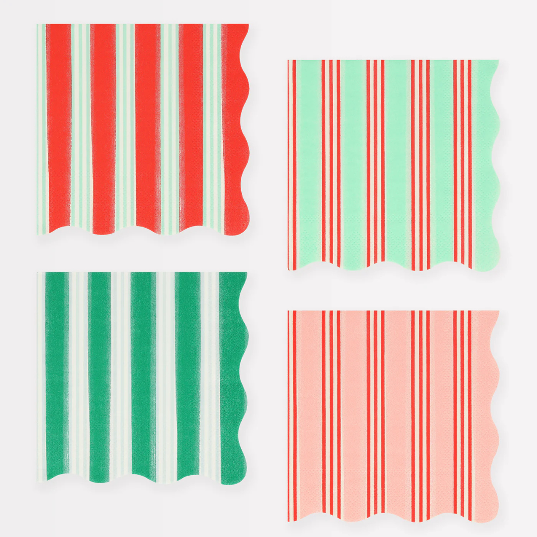 Festive Stripe Napkins