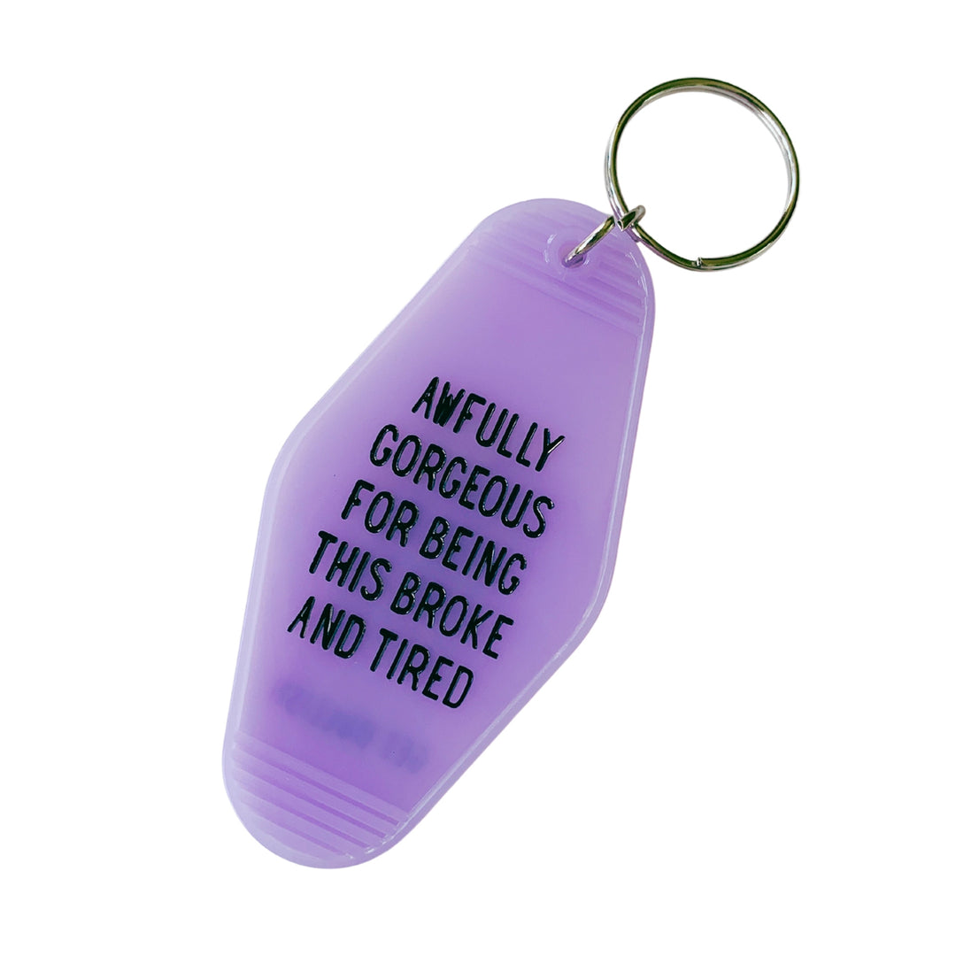 Awfully Gorgeous Motel Key Tag
