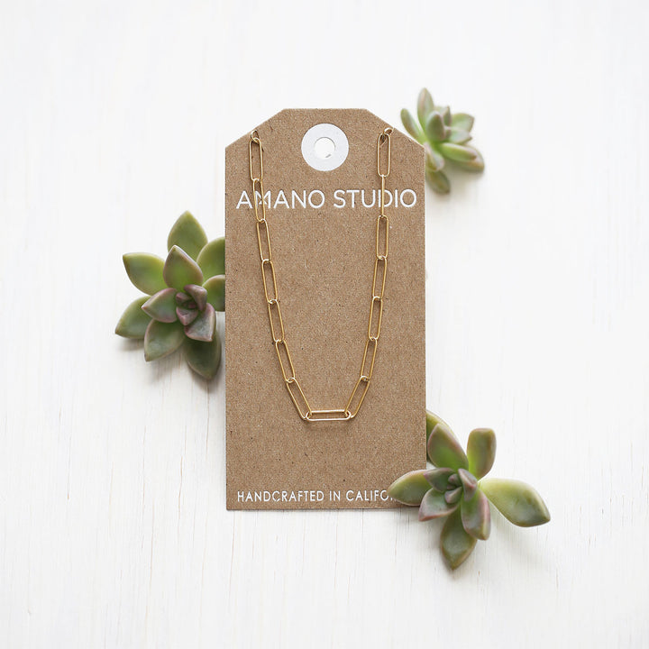 Paperclip Chain Necklace