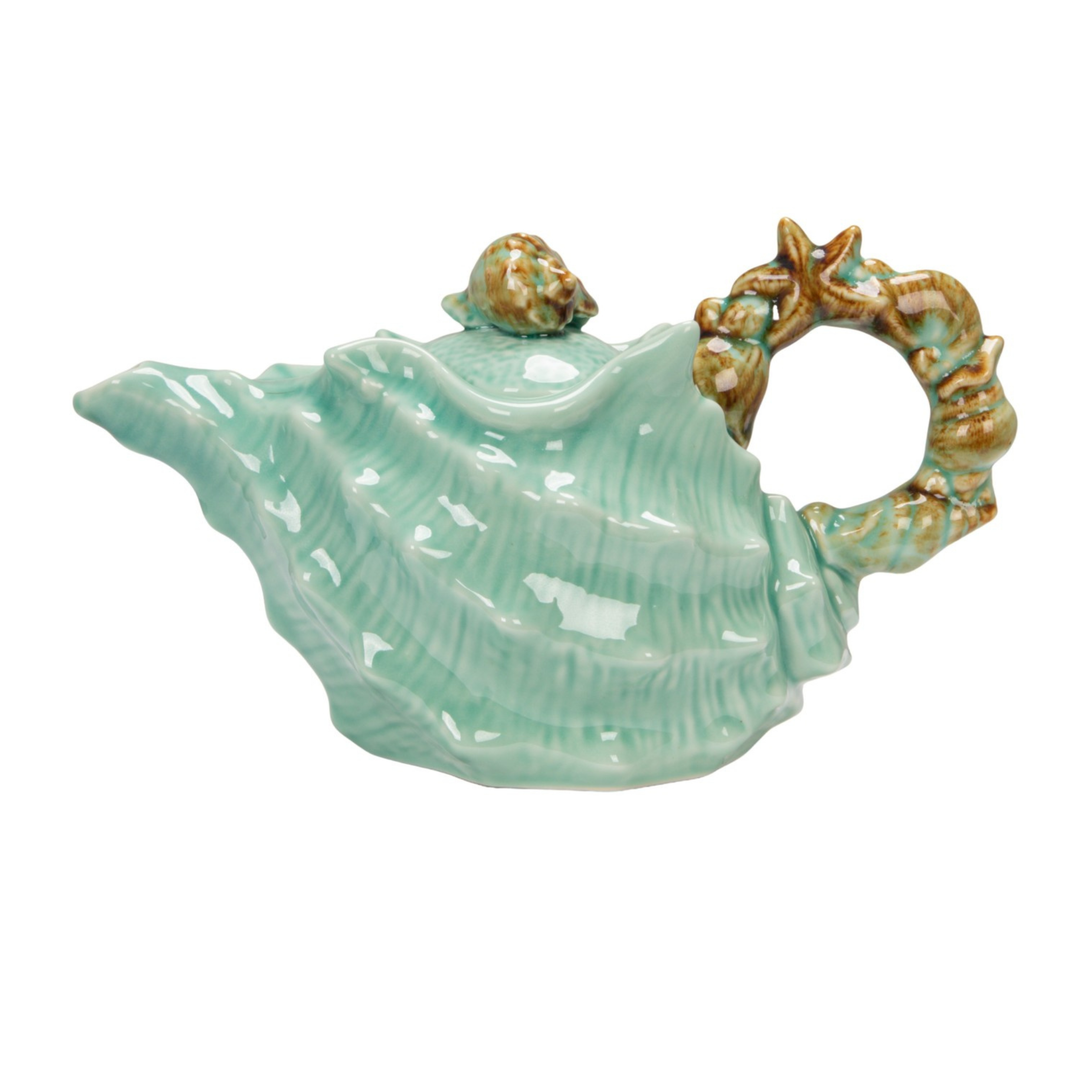 Starfish &amp; Shells Shaped Teapot