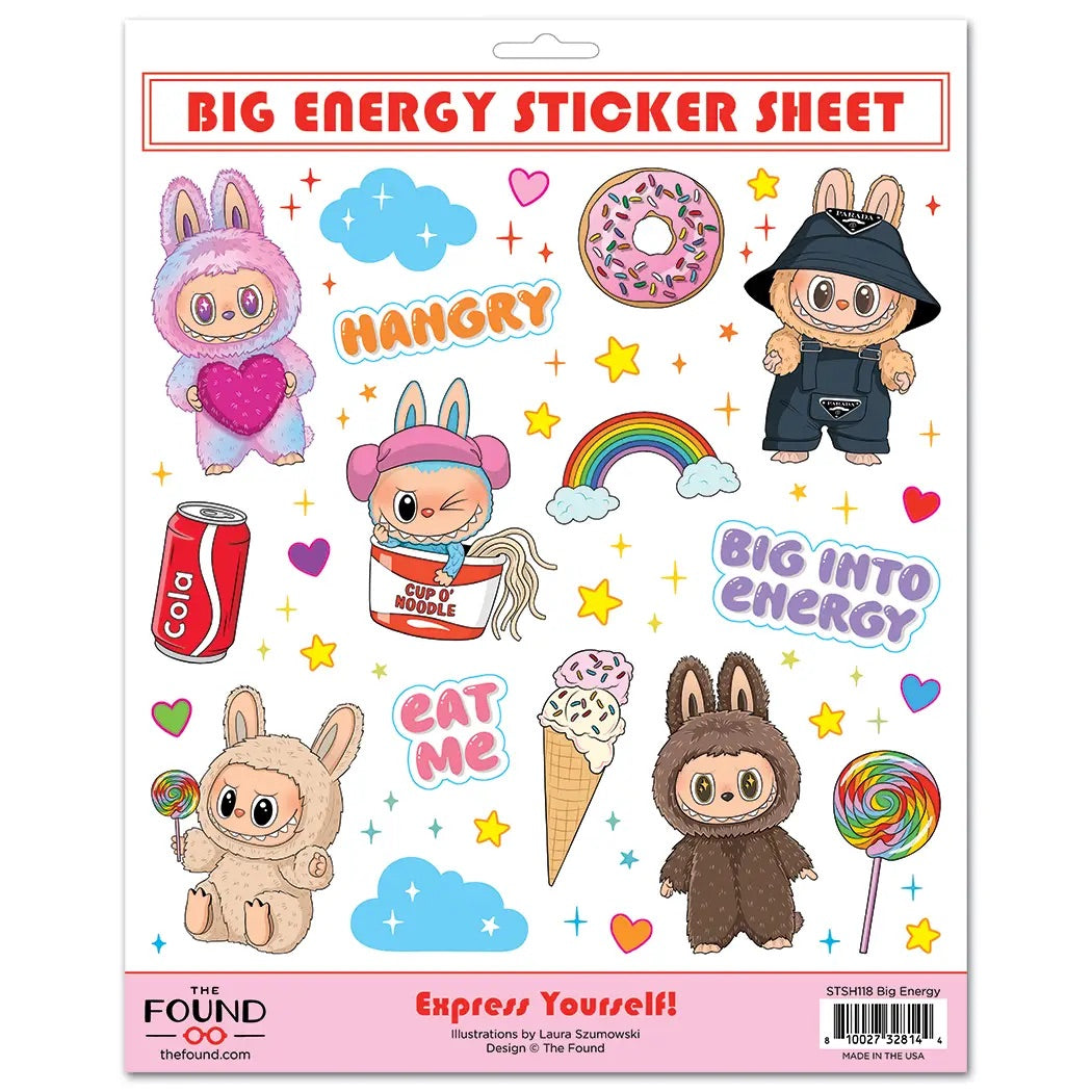 Labubo Stickers Labubu Sticker Sheet — Lockwood Shop