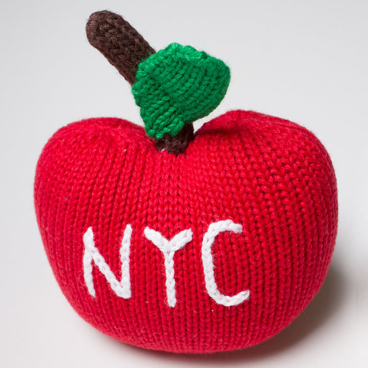 Big Apple Soft Knit Rattle