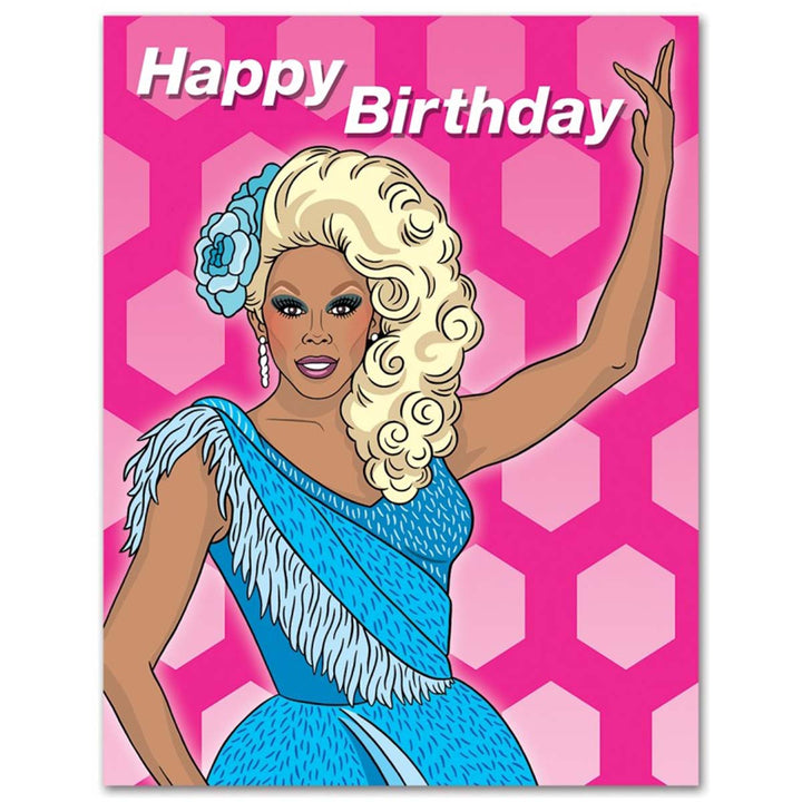 RuPaul Happy Birthday Card