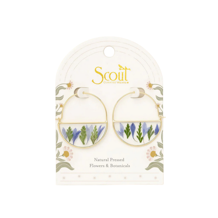 Pressed Flower Hoops