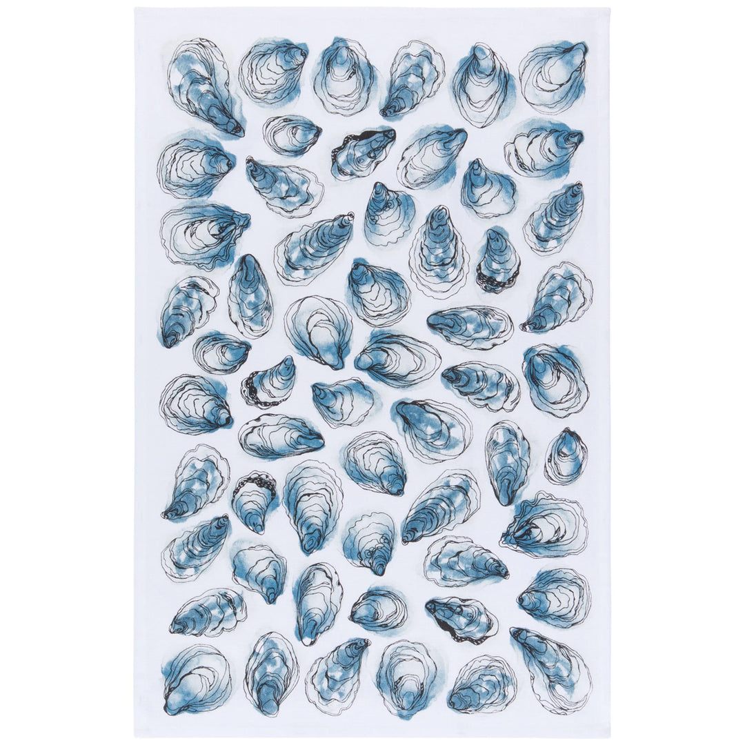 Oysters Printed Dish Towel