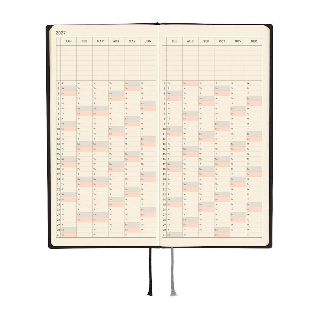 2027 Hobonichi Weeks White Line